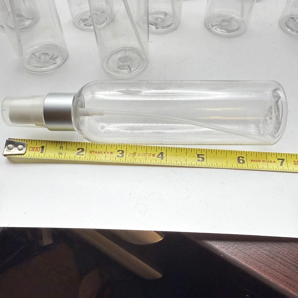 12 Pack‎ Clear Empty Refillable Spray Bottles Fine Mist Atomizer Travel Size